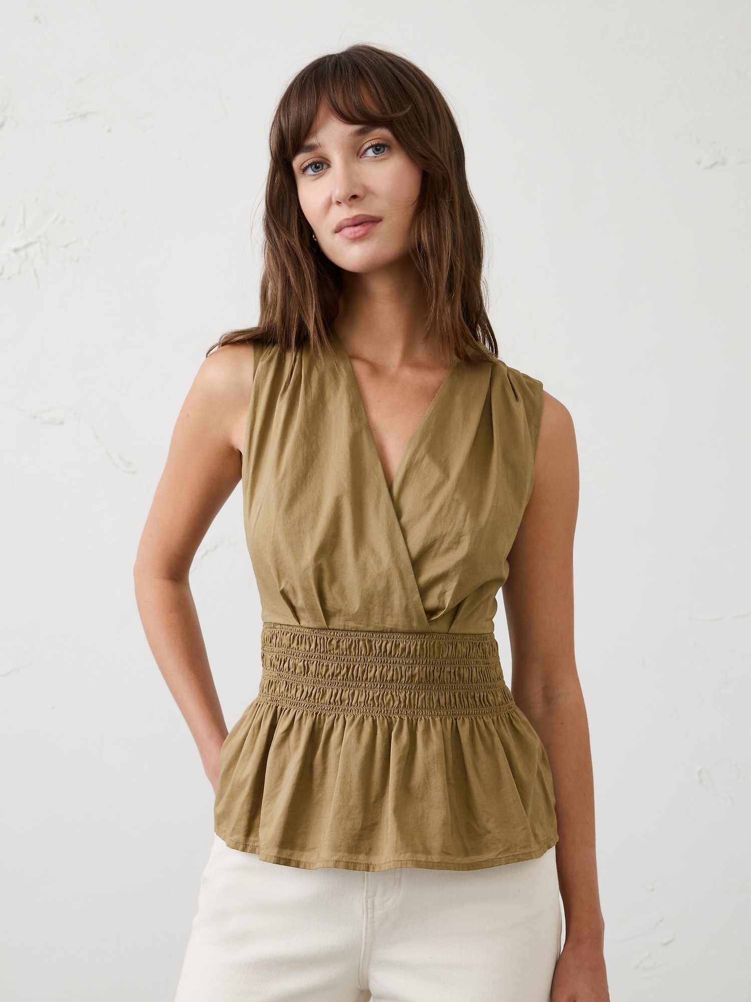Image number 1 showing, Smocked Top