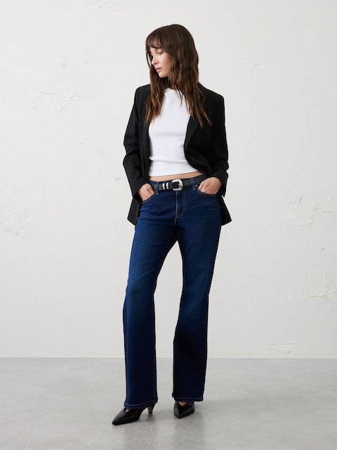 Bootcut Mid-Rise Slim Jean