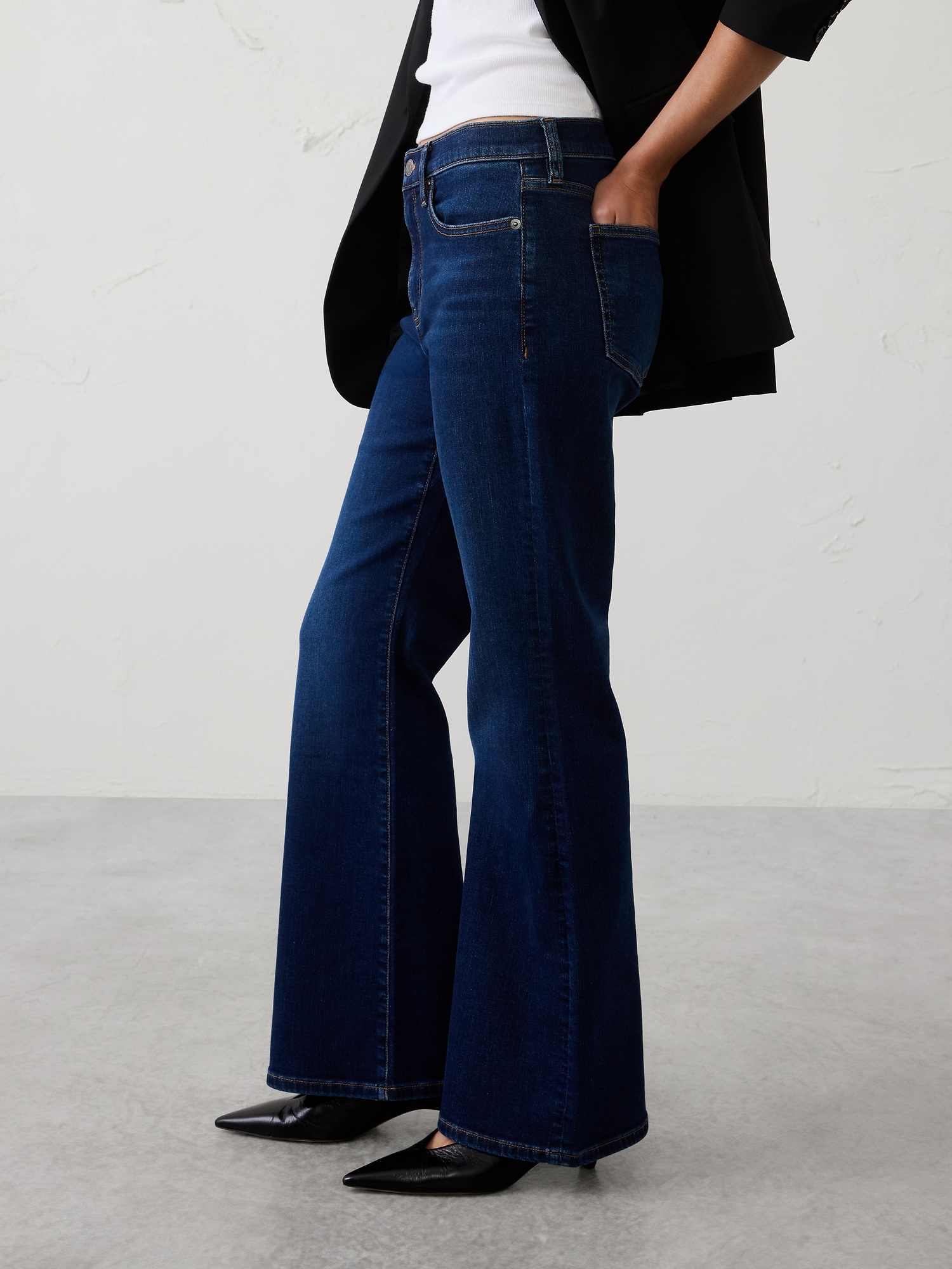 Image number 3 showing, Bootcut Mid-Rise Slim Jean