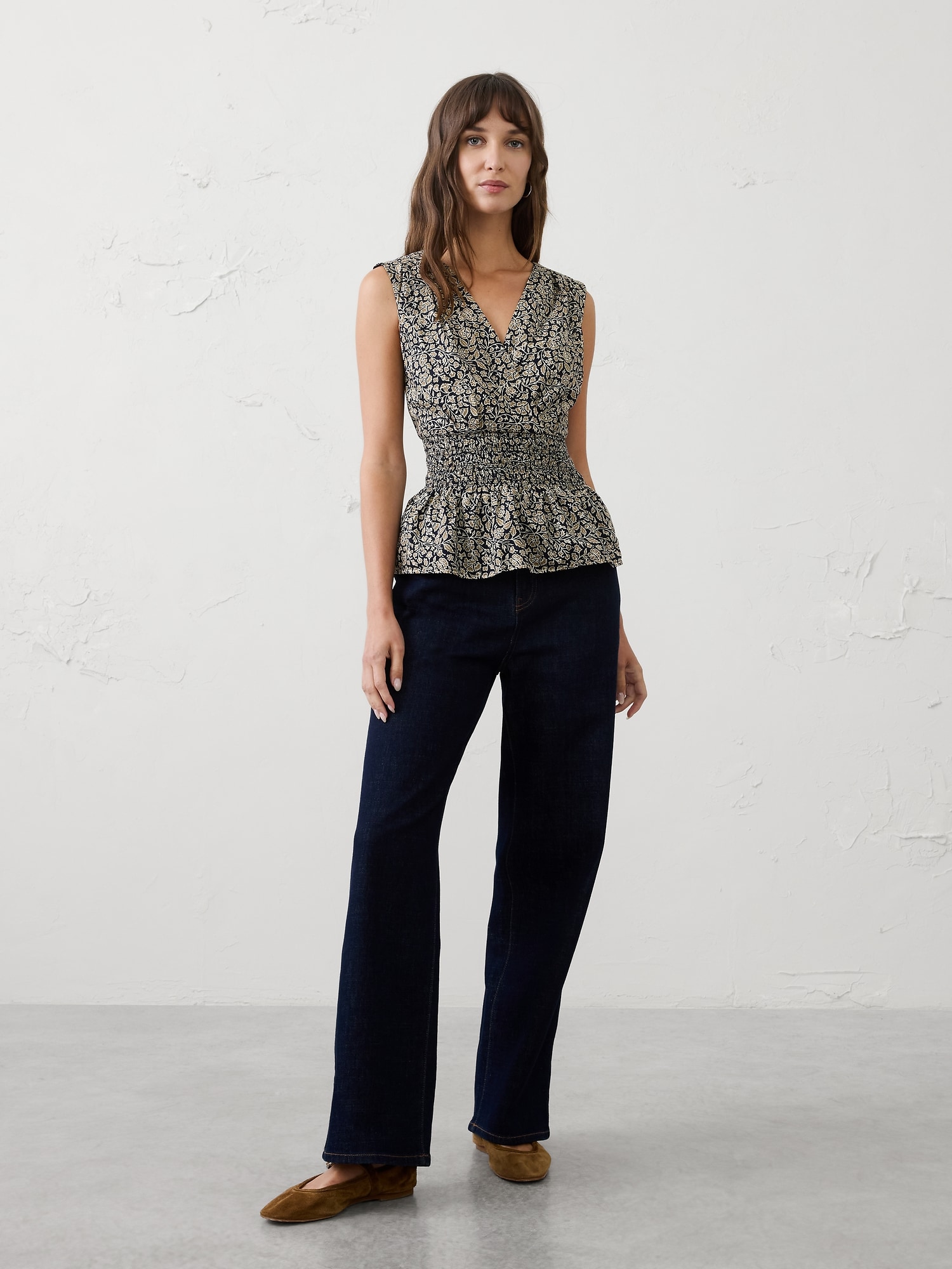Image number 1 showing, Smocked Top