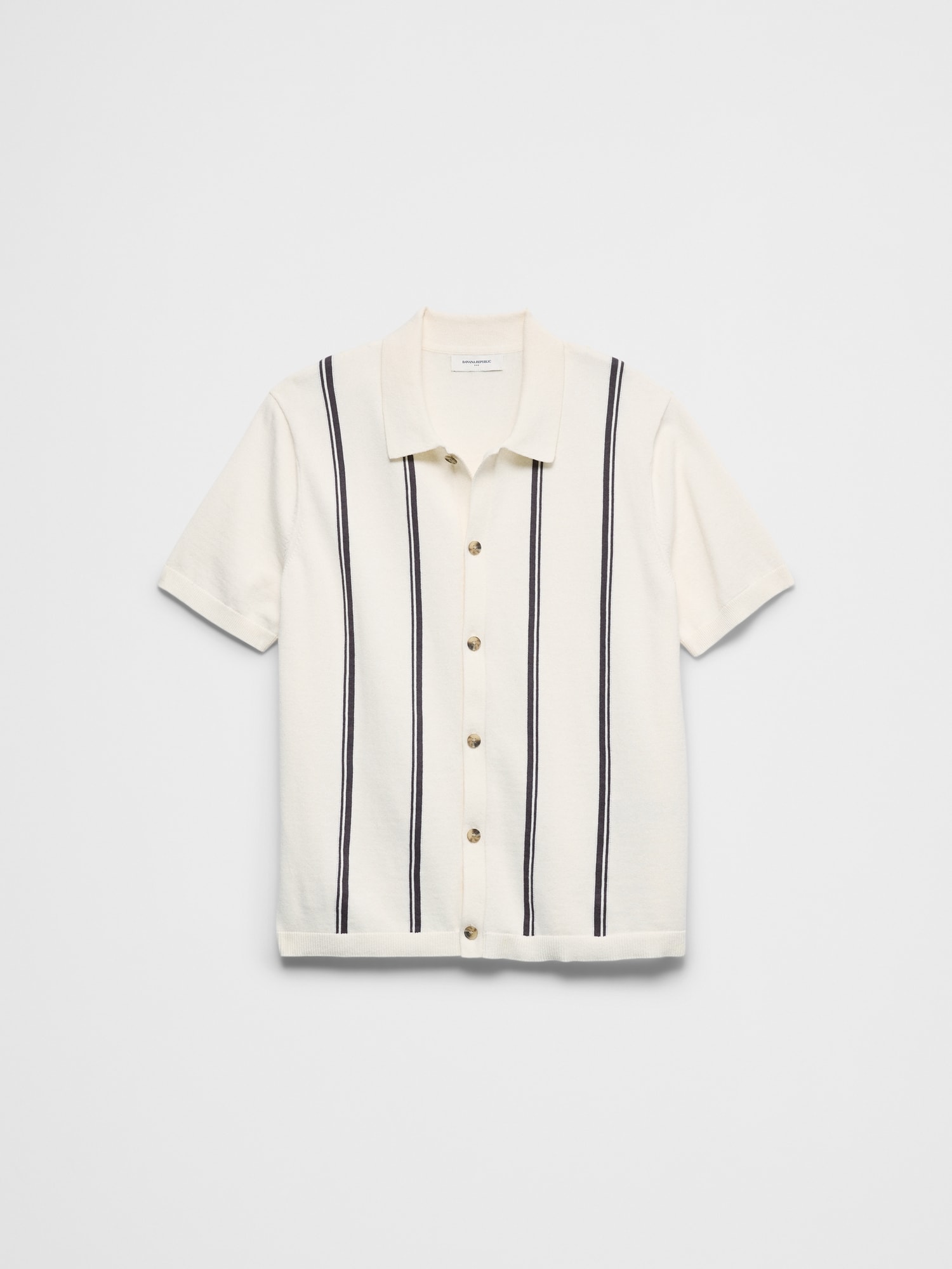 Image number 4 showing, Striped Button-Down Sweater Polo