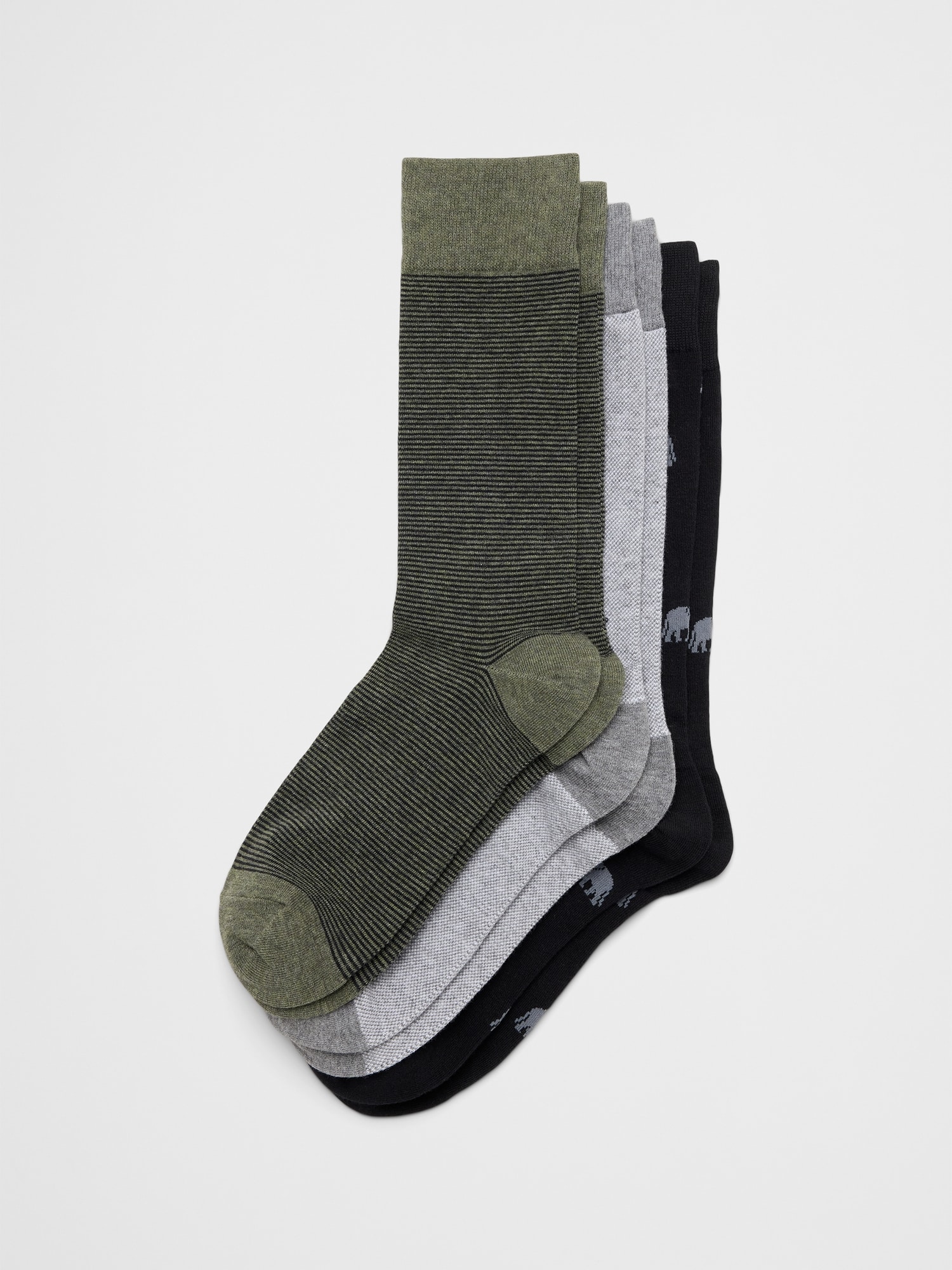 Image number 1 showing, Trouser Socks (3 Pack)