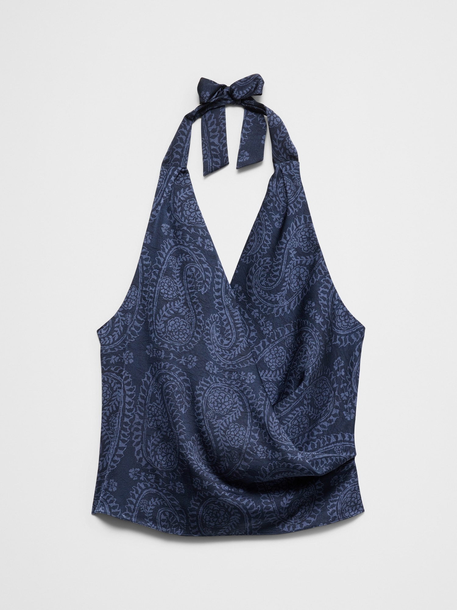 Image number 4 showing, Cowl-Neck Cropped Top