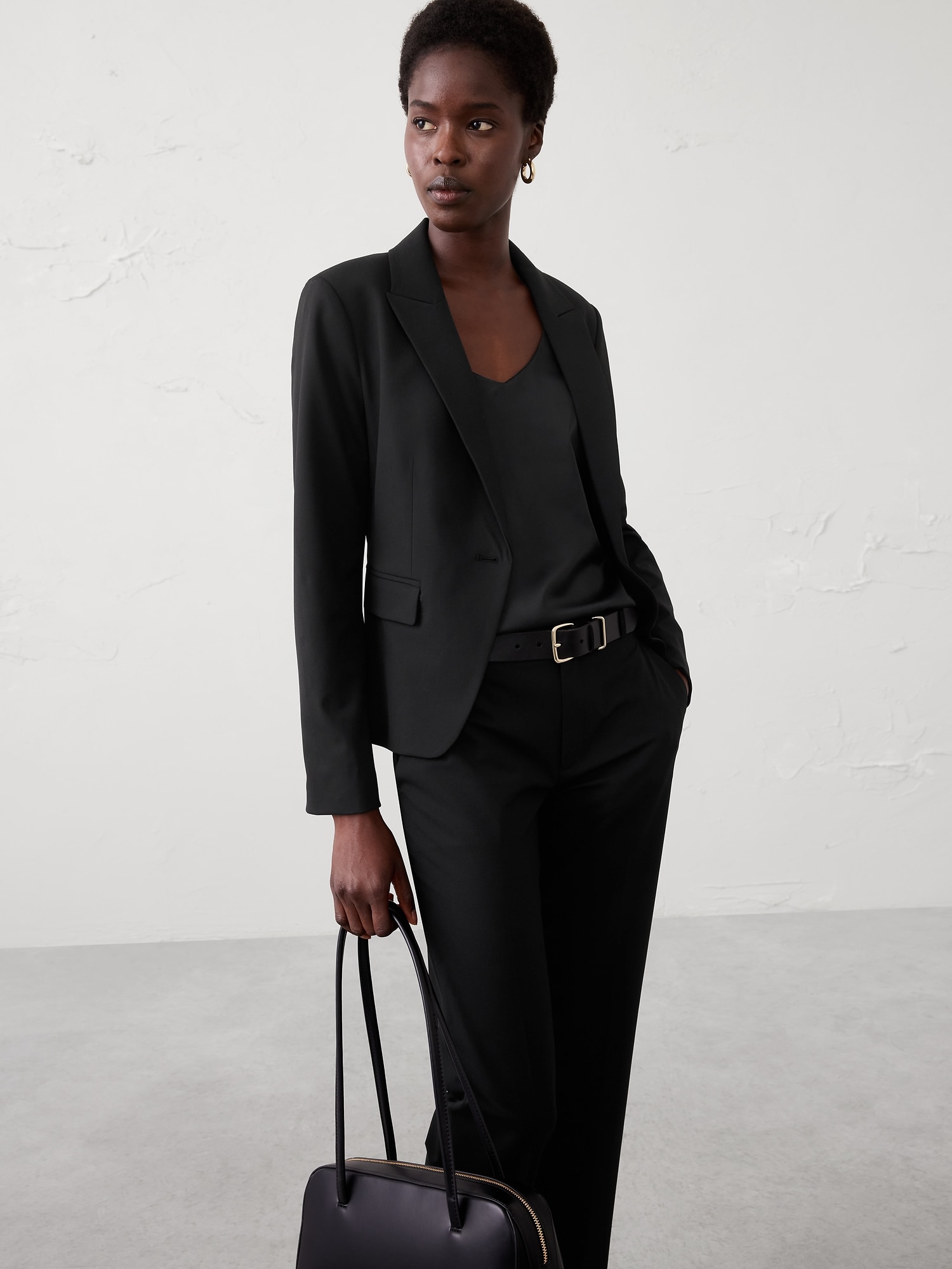 Image number 1 showing, Sculpted Stretch Short Cutaway Blazer