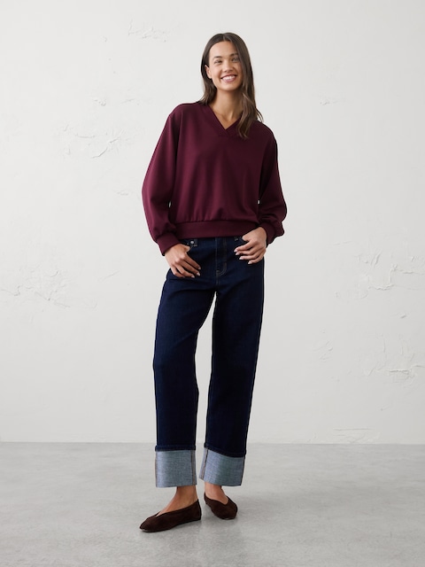 Soft Touch V-Neck Sweatshirt