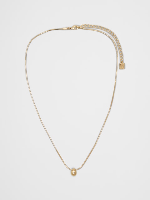 Single Layer Solid Pendant Necklace