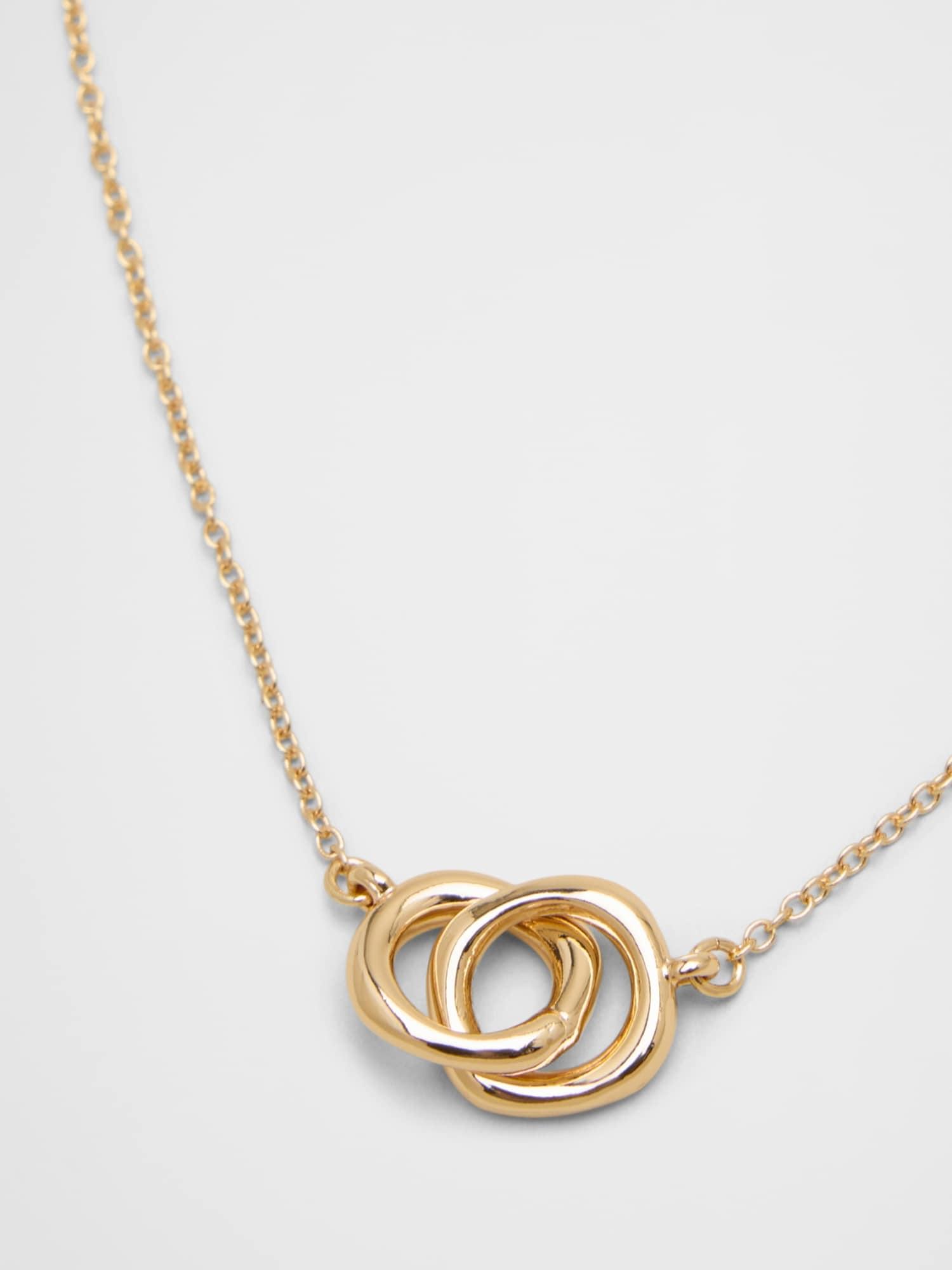 Image number 2 showing, Intertwined Ring Necklace