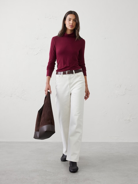 Soft Luxe Turtle-Neck Top