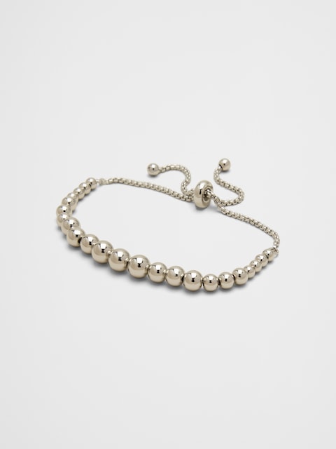 Graduated Beaded Pull-Thru Bracelet