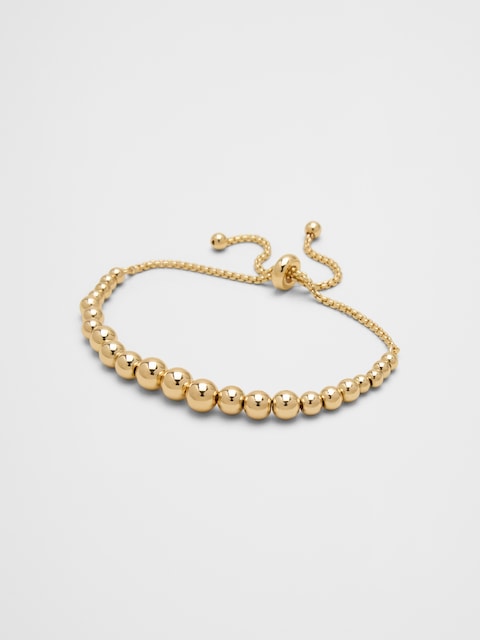 Graduated Beaded Pull-Thru Bracelet