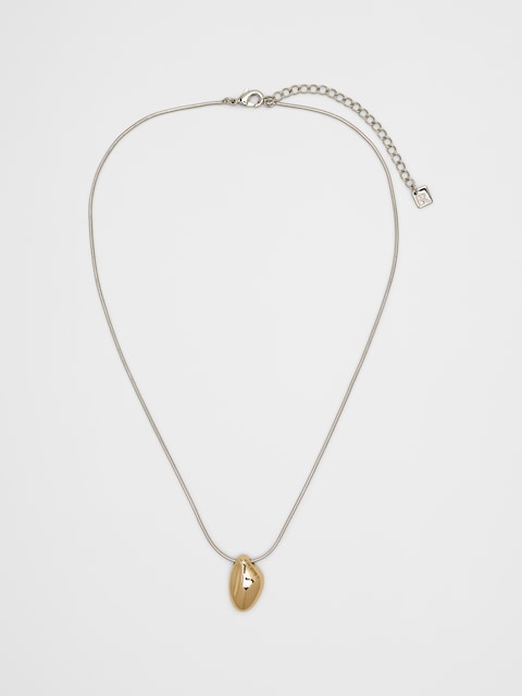 Mixed Metal Sculptural Pendant