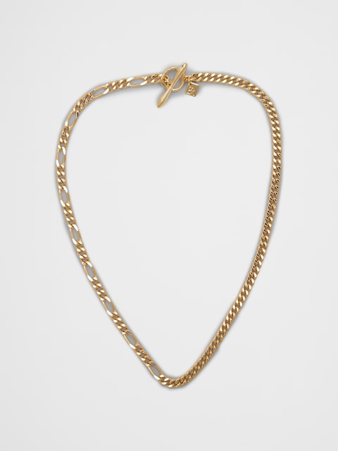 Mixed Chain-Pull Through Necklace