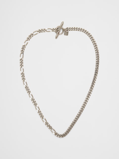 Mixed Chain-Pull Through Necklace