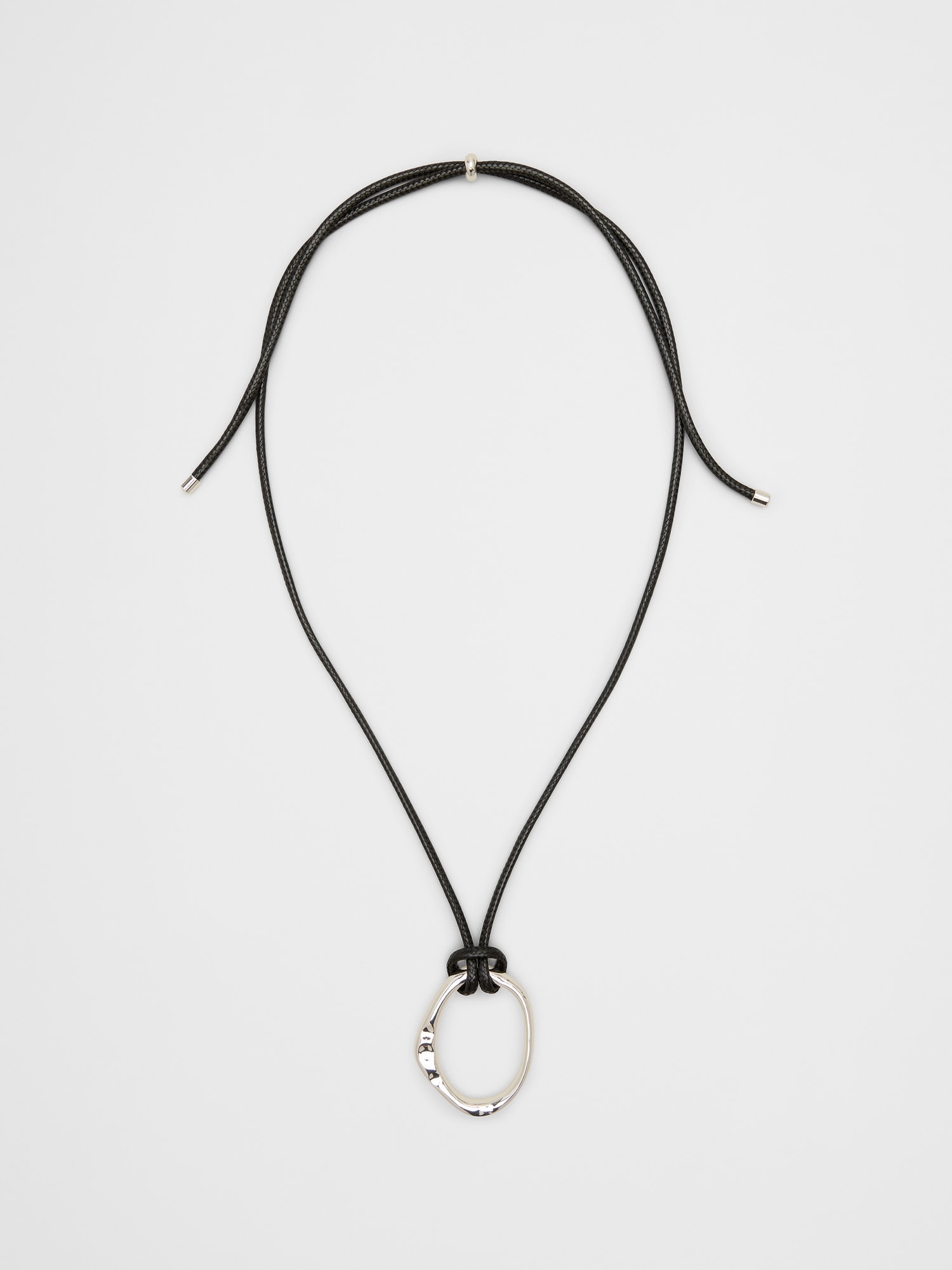 Image number 1 showing, Vegan Leather-Corded Necklace