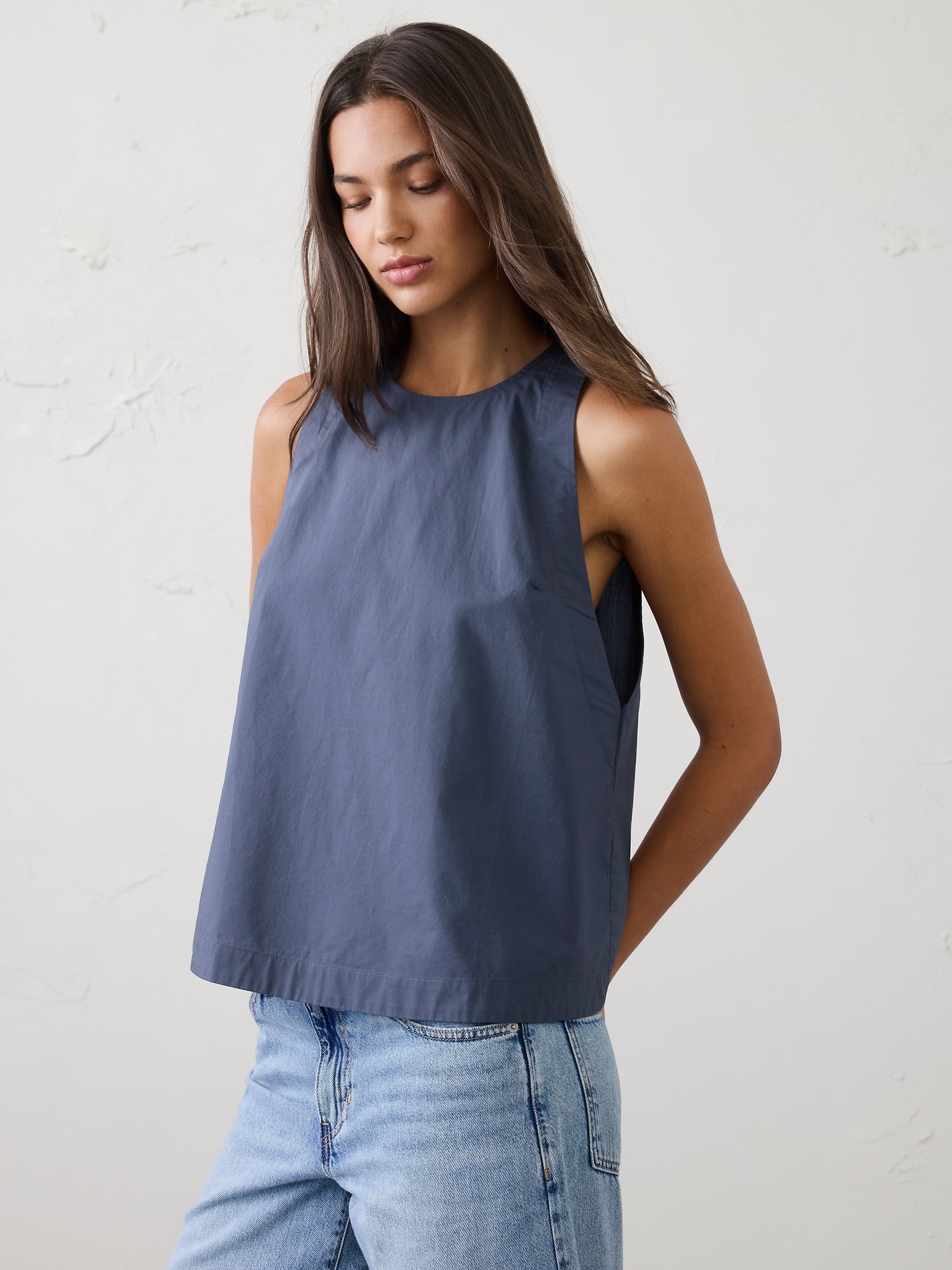 Image number 1 showing, High-Neck Swing Top