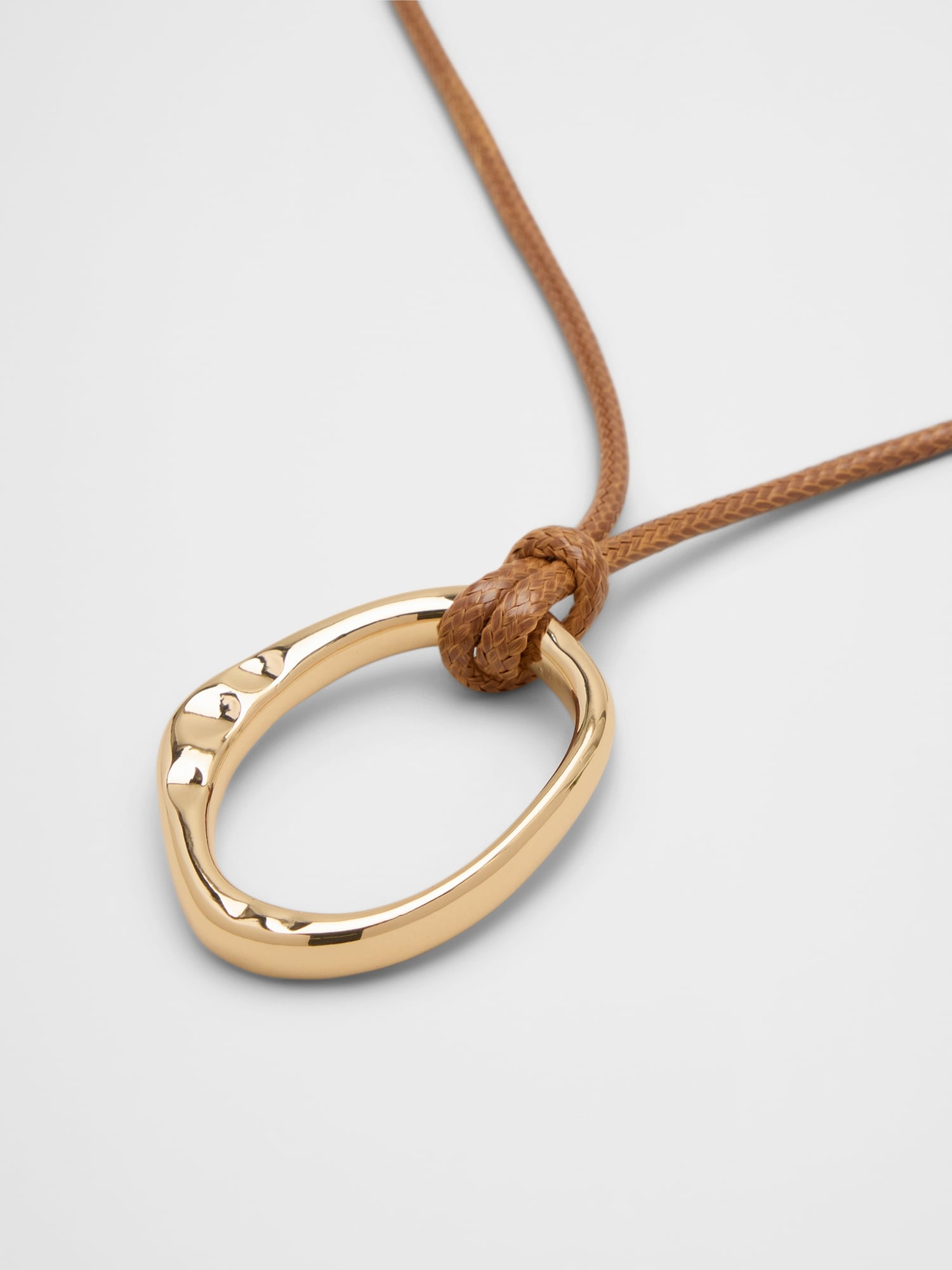Image number 2 showing, Vegan Leather-Corded Necklace