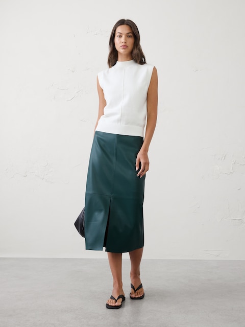 Mockneck Shell Sweater