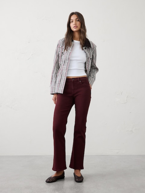 Bootcut Mid-Rise Slim Jean