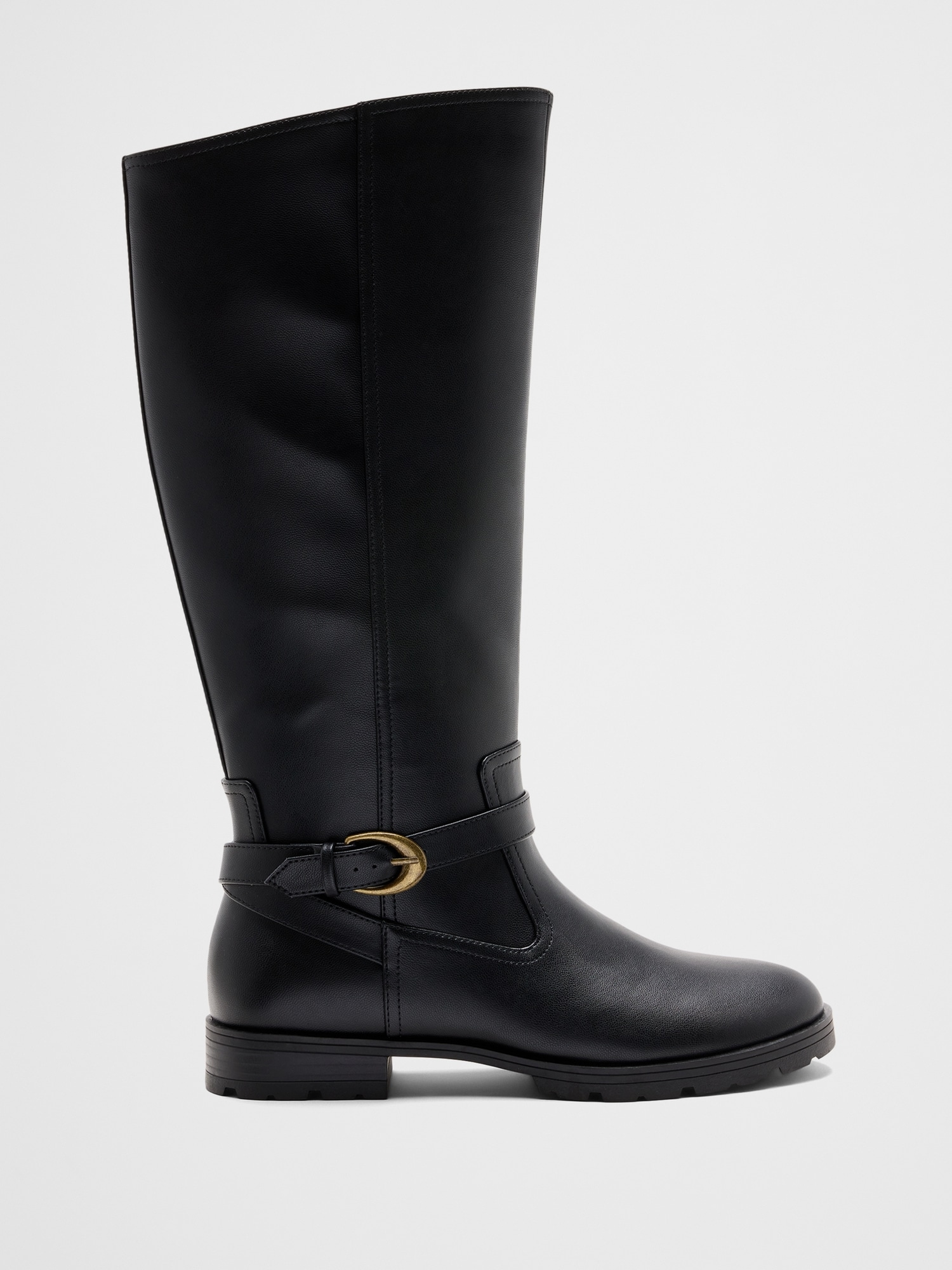 Vegan Leather Riding Boot
