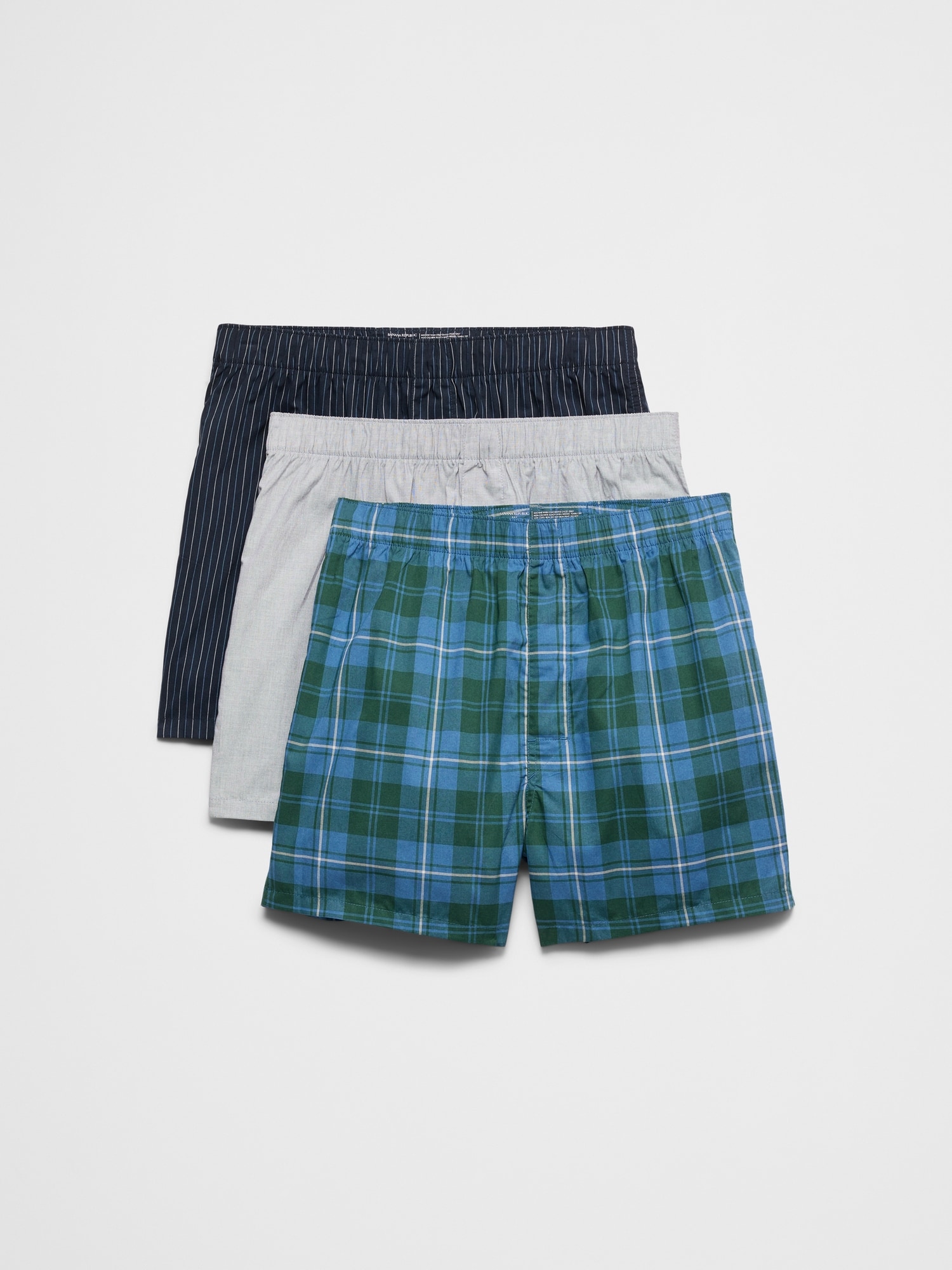 Image number 1 showing, Cotton Boxers (3 Pack)