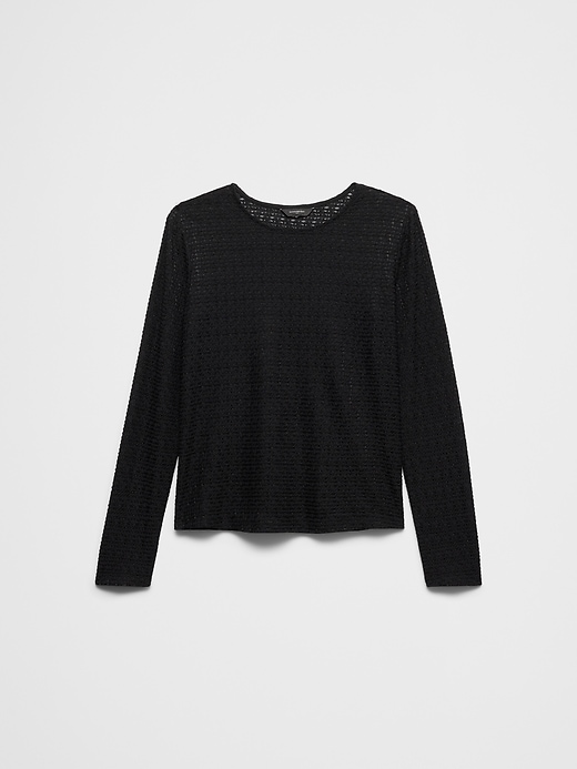 Sheer Jaquard T-Shirt | Banana Republic Factory