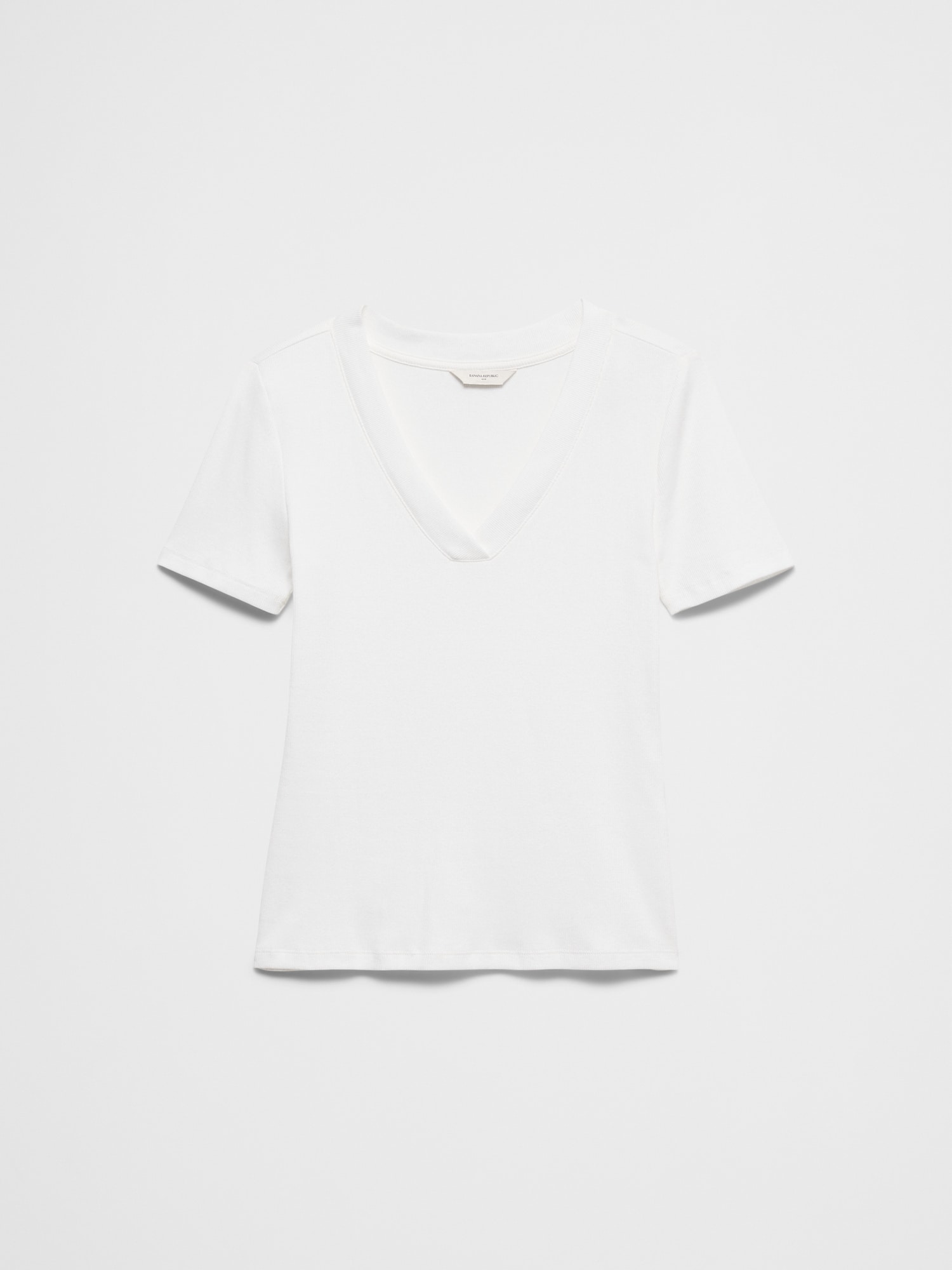 Image number 4 showing, Ribbed V-Neck T-Shirt