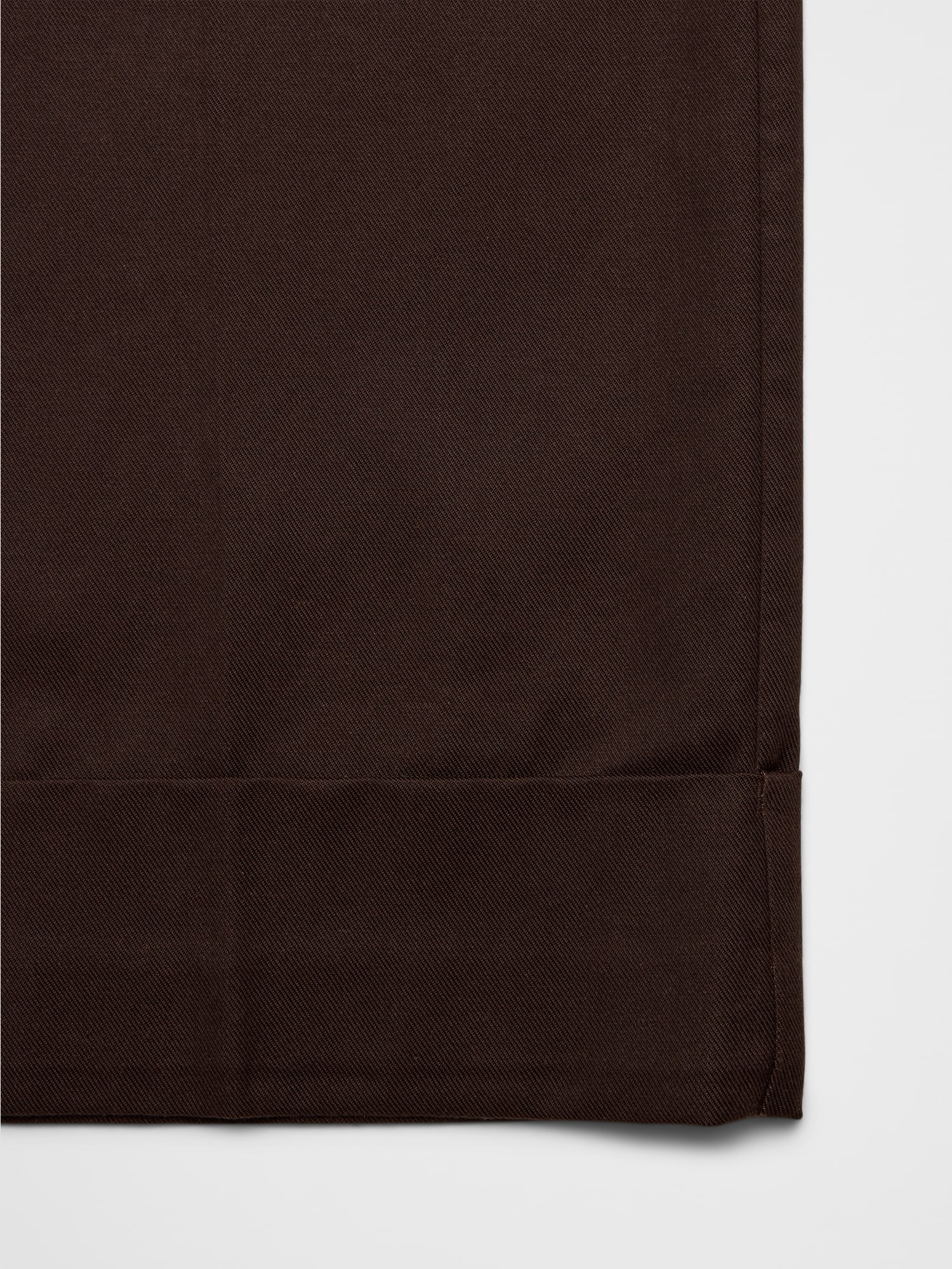 Image number 7 showing, Wide-Leg Mid-Rise Drapey Twill Cuffed Pant