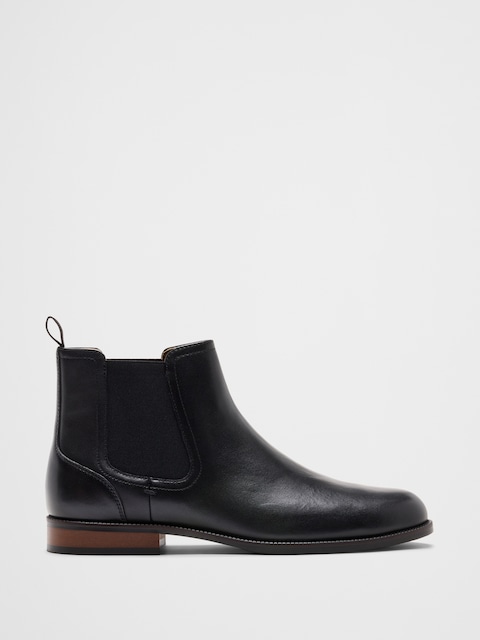 Leather Chelsea Dress Boot
