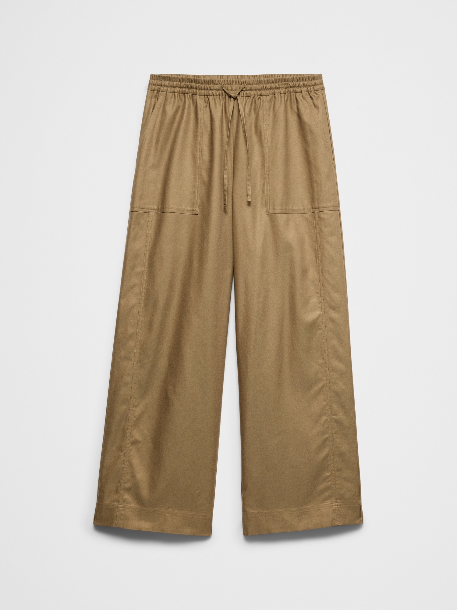 Image number 4 showing, Wide-Leg Mid-Rise Pull-On Utility Jean