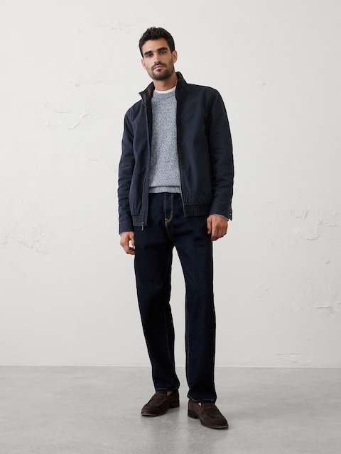 Peached Cotton Zip Jacket