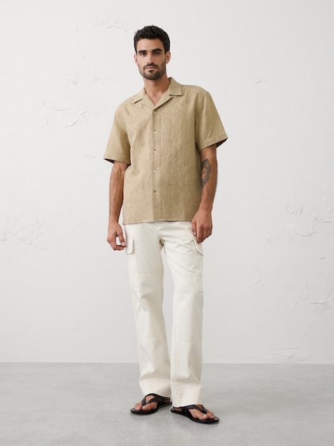 Standard-Fit Coastal Resort Shirt