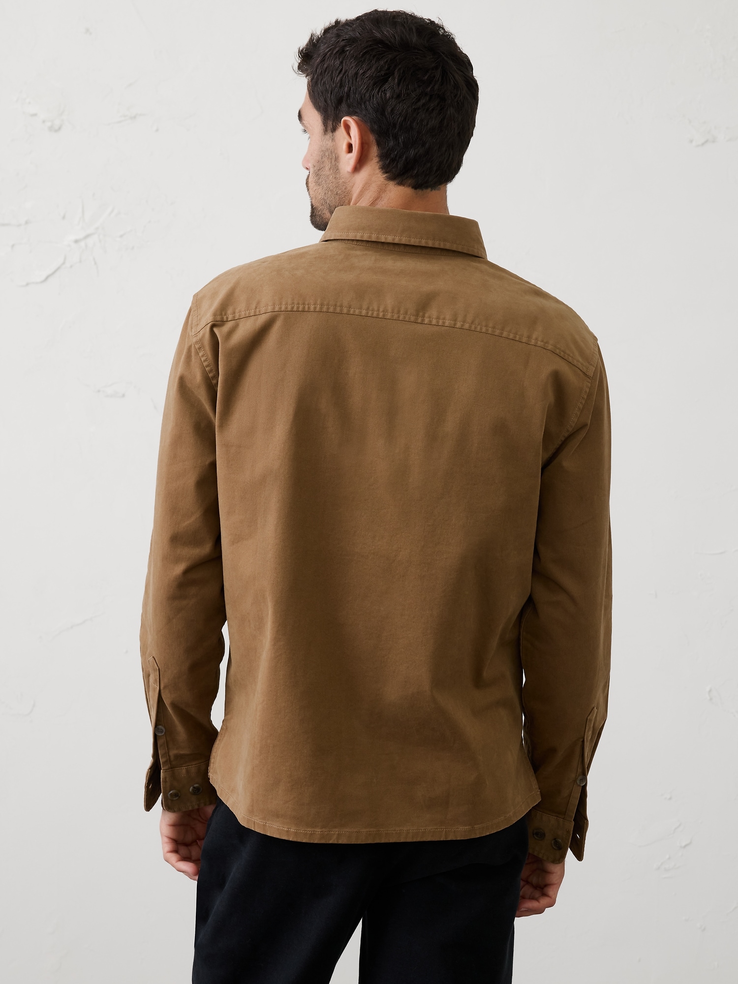 Image number 2 showing, Standard-Fit Heritage Cotton Twill Overshirt