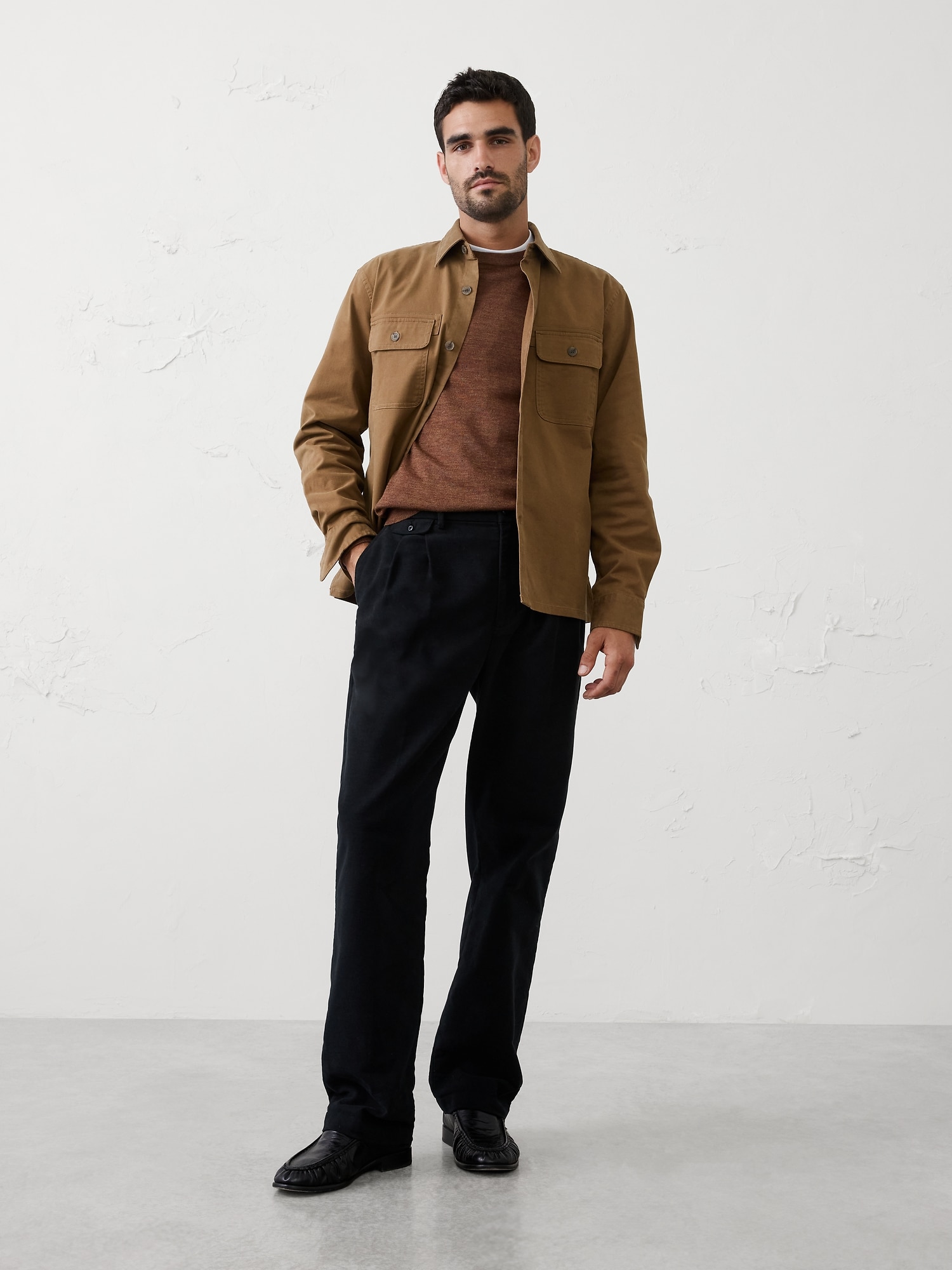 Image number 3 showing, Standard-Fit Heritage Cotton Twill Overshirt