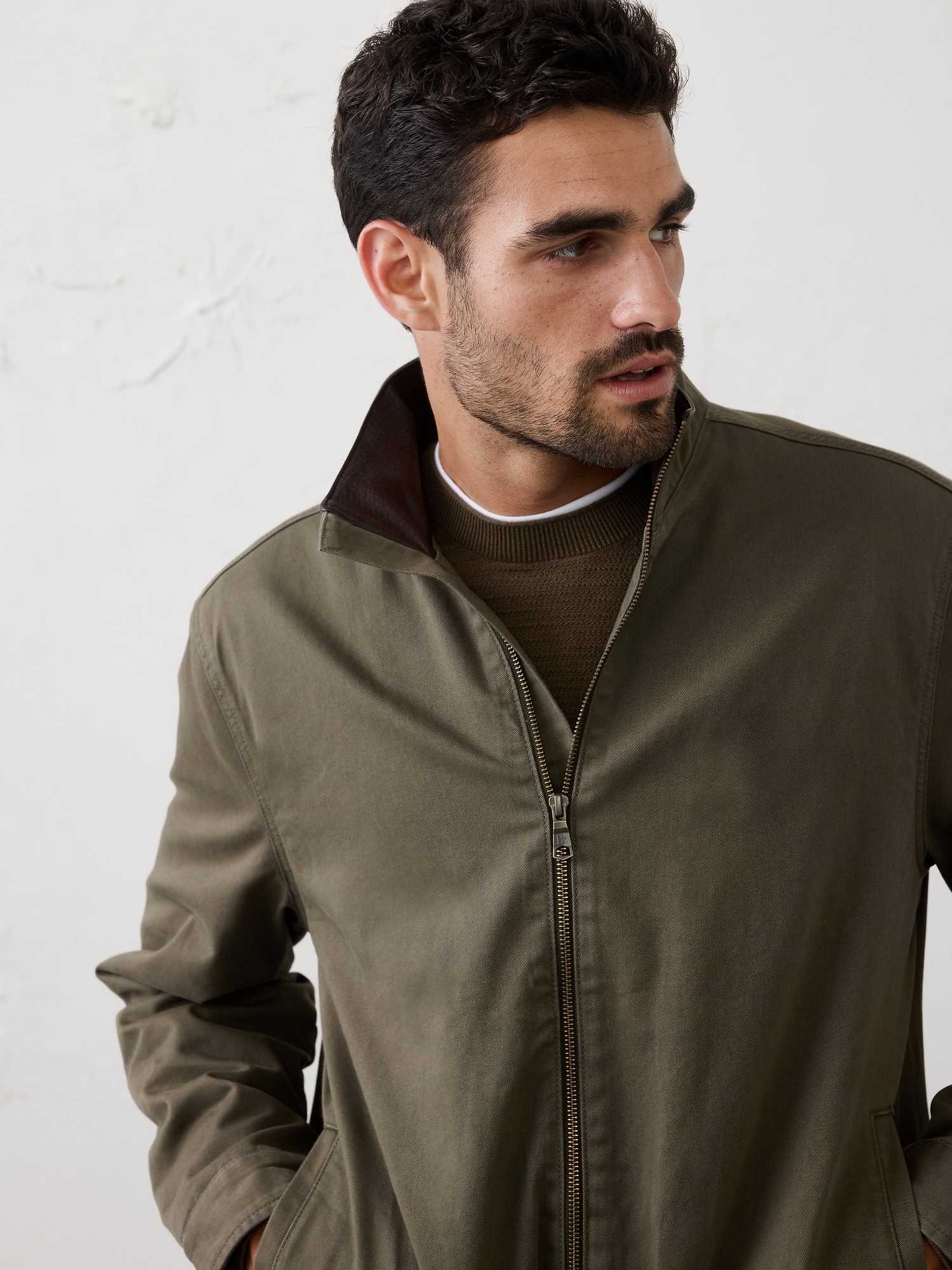 Image number 3 showing, Peached Cotton Zip Jacket