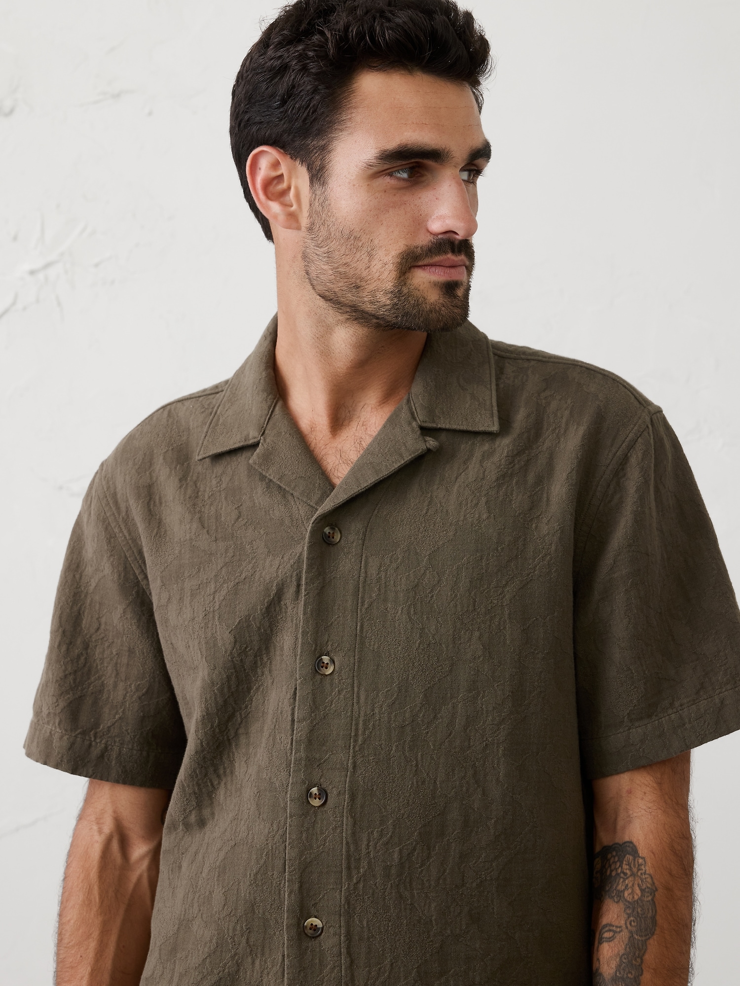 Image number 3 showing, Standard-Fit Coastal Resort Shirt