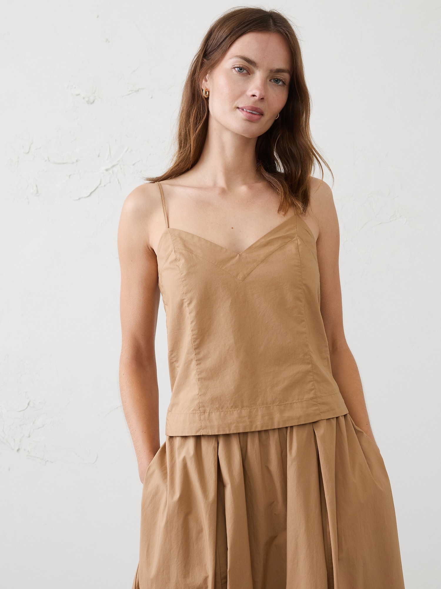 Image number 3 showing, Pleated Swing Cropped Top