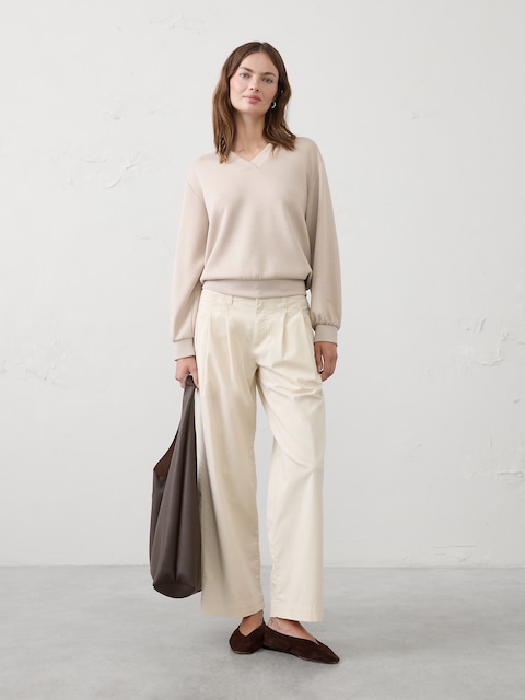 Soft Touch V-Neck Sweatshirt