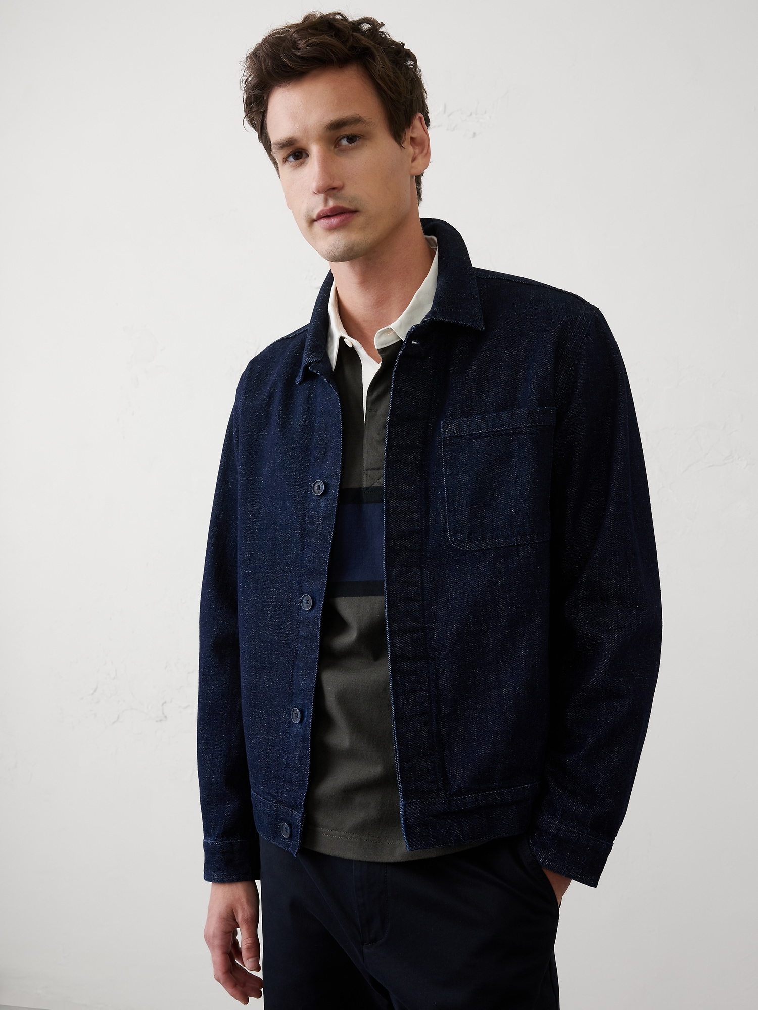 Image number 3 showing, Denim Shirt Jacket