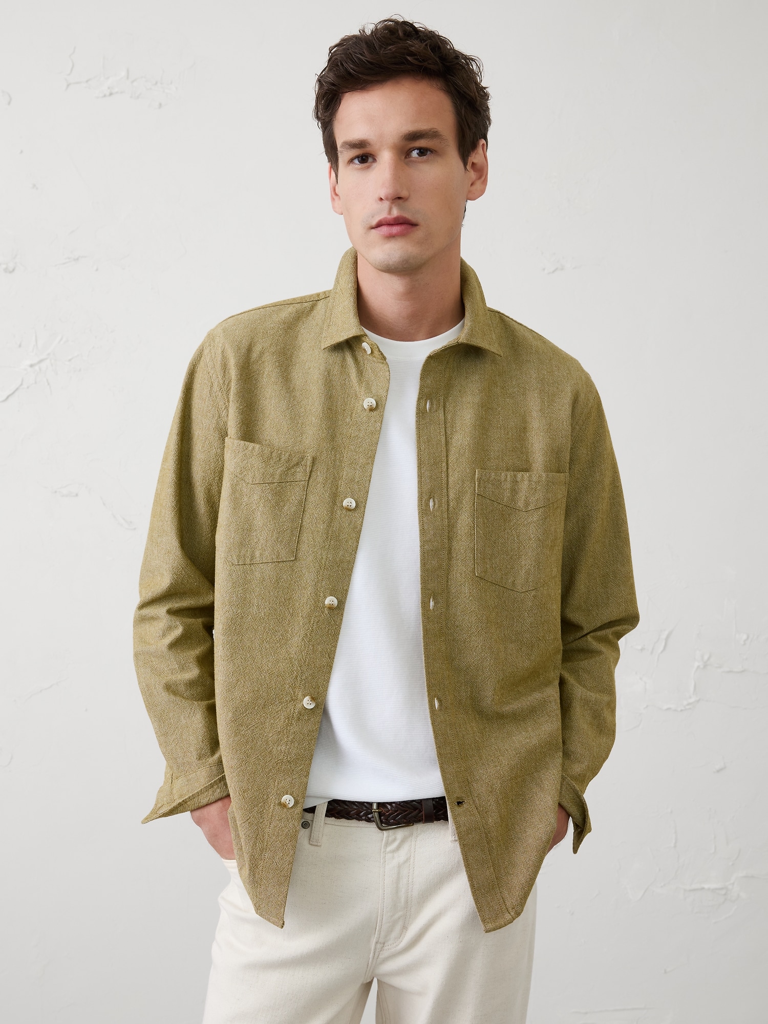Image number 1 showing, Standard-Fit Textured Shirt