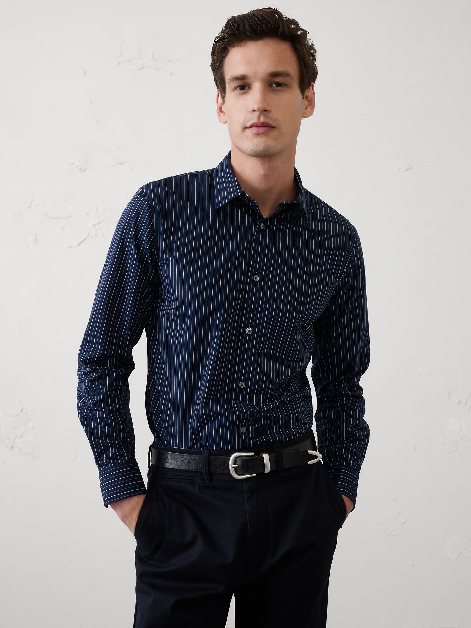 Image number 3 showing, Slim-Fit Dress Shirt