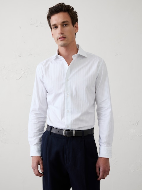 Slim-Fit Dobby Dress Shirt