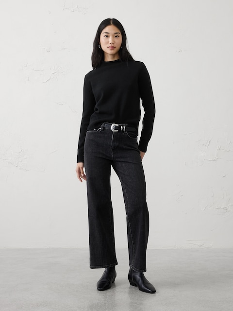 Perfectly Soft Roll Mock-Neck Sweater