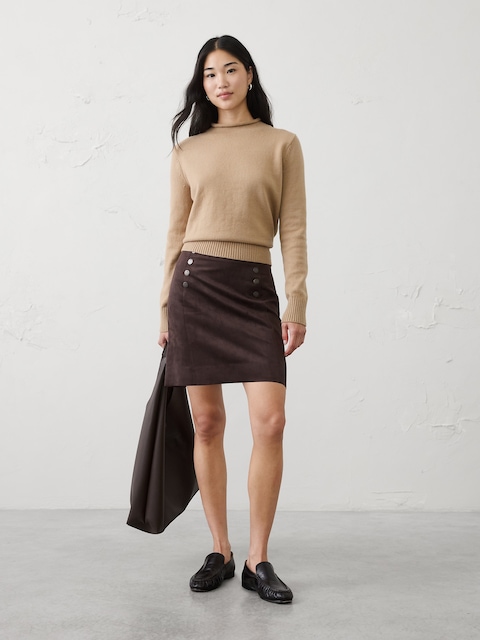 Perfectly Soft Roll Mock-Neck Sweater