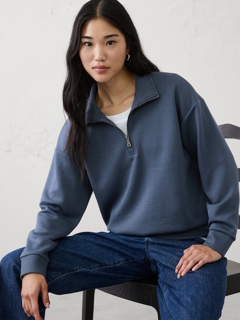 Soft Touch Quarter-Zip Sweatshirt