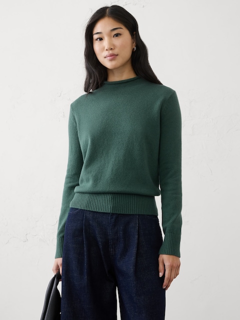 Perfectly Soft Roll Mock-Neck Sweater