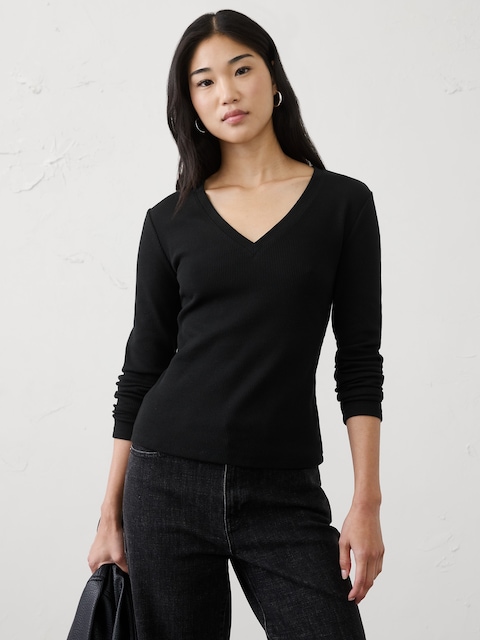Waffle Knit T-Shirt