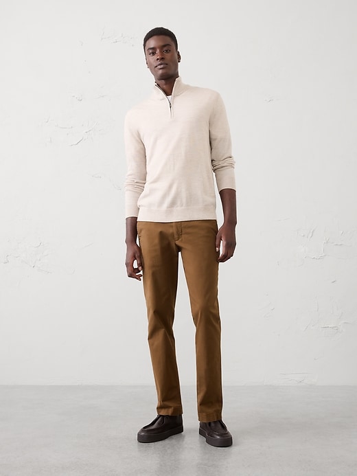 Merino Wool Quarter-Zip Sweater | Banana Republic Factory