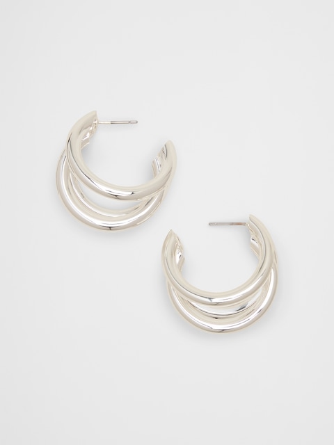Triple Hoop Earrings