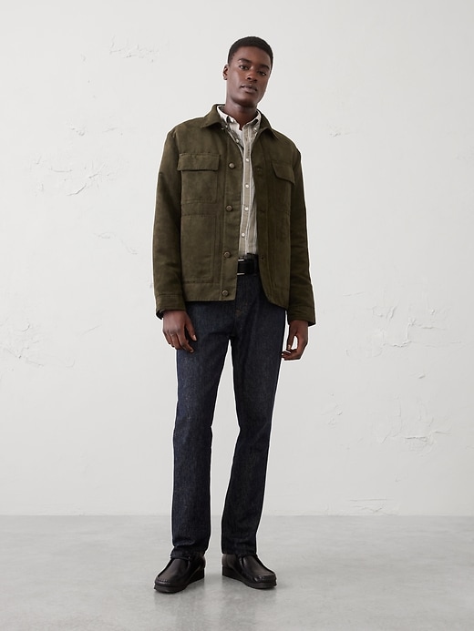 Vegan Suede Jacket | Banana Republic Factory