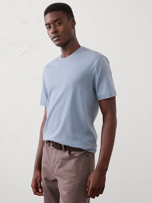 Luxe Touch Crew Neck T Shirt